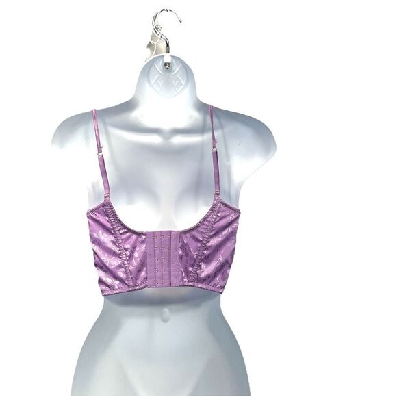 Urban Outfitters Corset Top Lavender Satin New size small - Picture 5 of 13